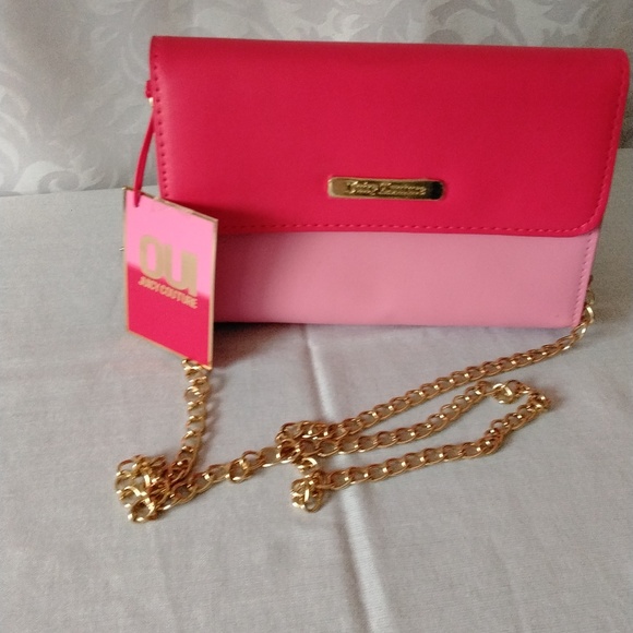 Juicy Couture Handbags - Juicy Couture Two-Tone Pink Crossbody Bag